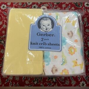 Baby knit crib sheet